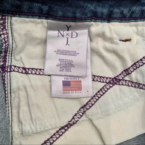 NYDJ Jeans Adult Size 4 Blue Skinny Denim Medium Wash Stretch Pockets Women - Picture 10 of 10